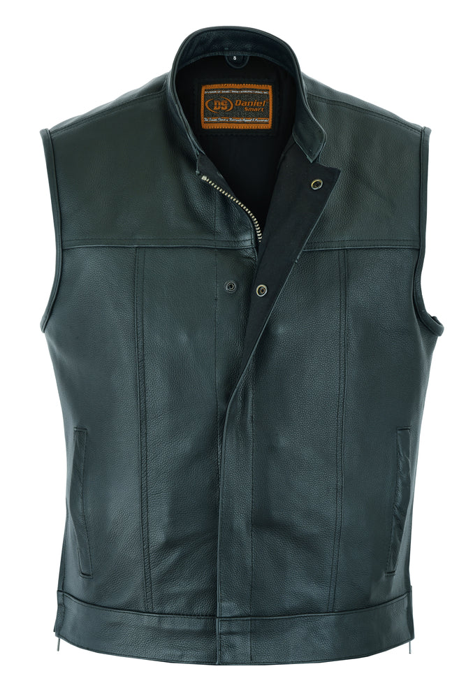 Men's Double Crosser Vest, Concealed carry pockets, Single panel back by Pro-Rider