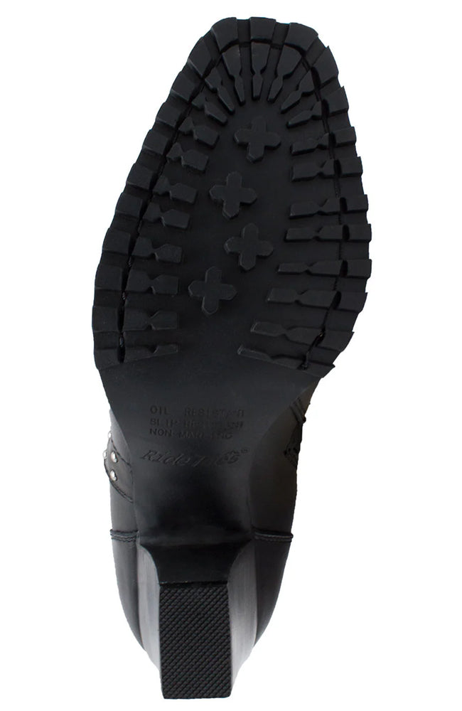 Women's Side Zipper Harness Boot