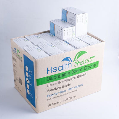 Nitrile Examination Gloves - Case of 10