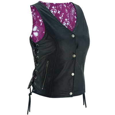 Miss Miles - Purple Paisley