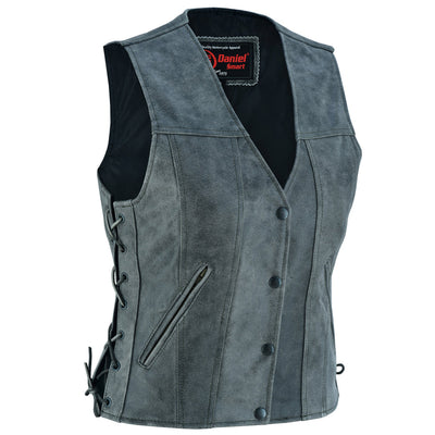 Women's Gray Single Back Panel Concealed Carry Vest