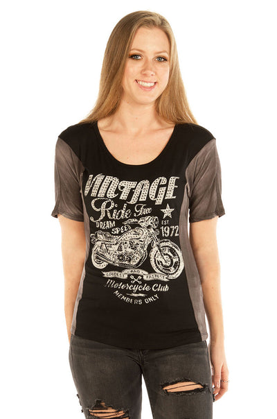 7058BLK Vintage Ride Free Drean Speed