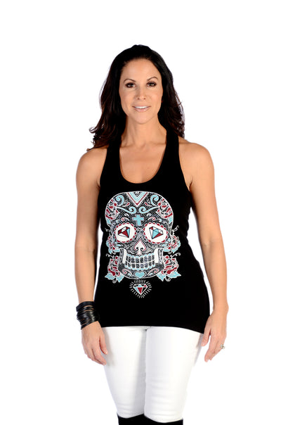 7550BLK Diamond Eyed Calavera