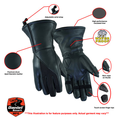 Women's Feature-Packed Deer Skin Insulated Cruiser Glove