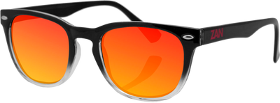 EZNV03 NVS Sunglass, Black Gradient Frame Smoked Crimson Mirrored len
