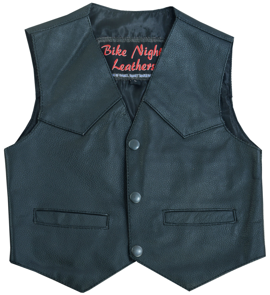 Toddler Traditional Style Plain Side Vest