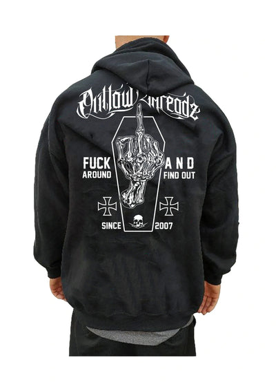 Coffin Zipper Hoodie