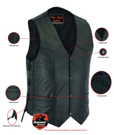 Men's Laced Side Economy Vest