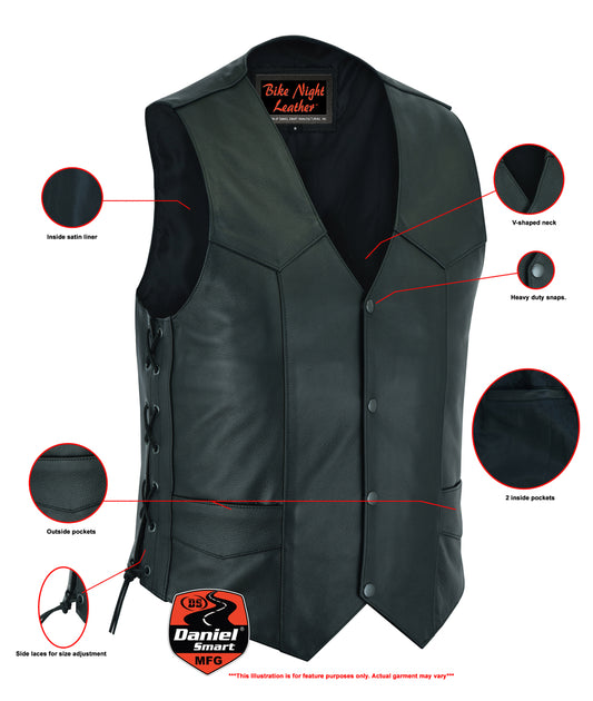 Men's Laced Side Economy Vest