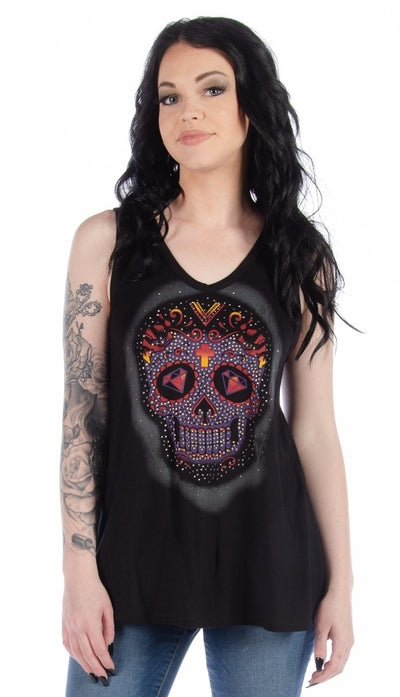 Calavera Lace Back