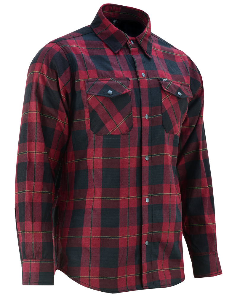 Flannel Shirt - Red and Black