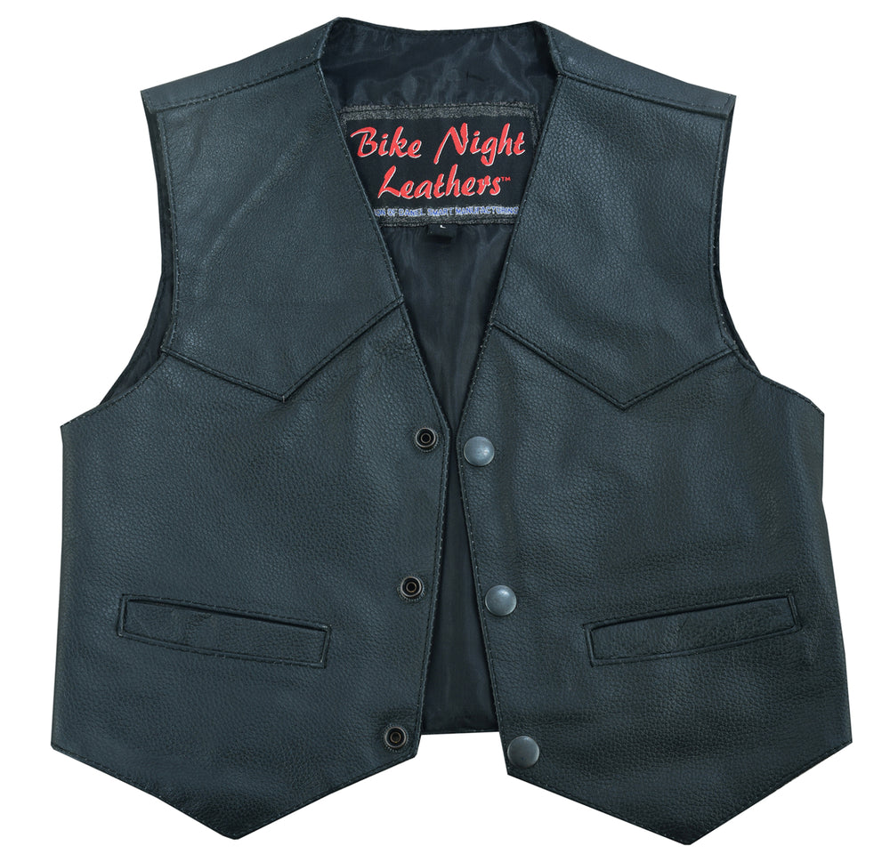 Toddler Traditional Style Plain Side Vest