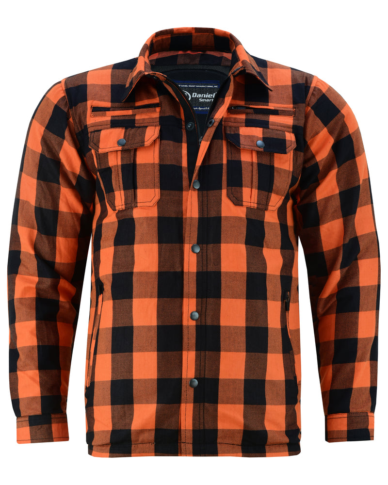 Armored Flannel Shirt - Orange