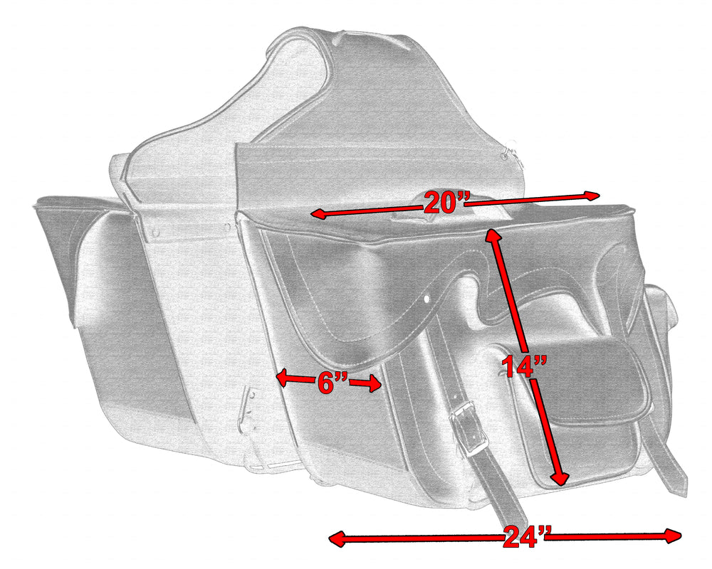 Two Strap Saddle Bag