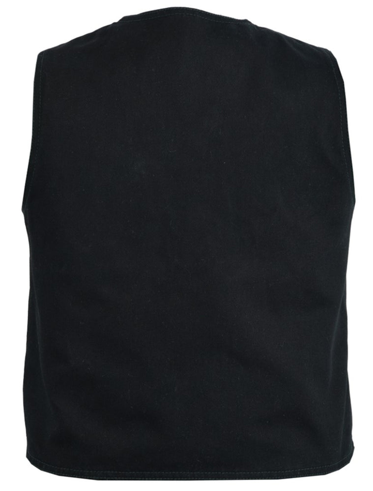 Kid's Denim Plain Side Vest