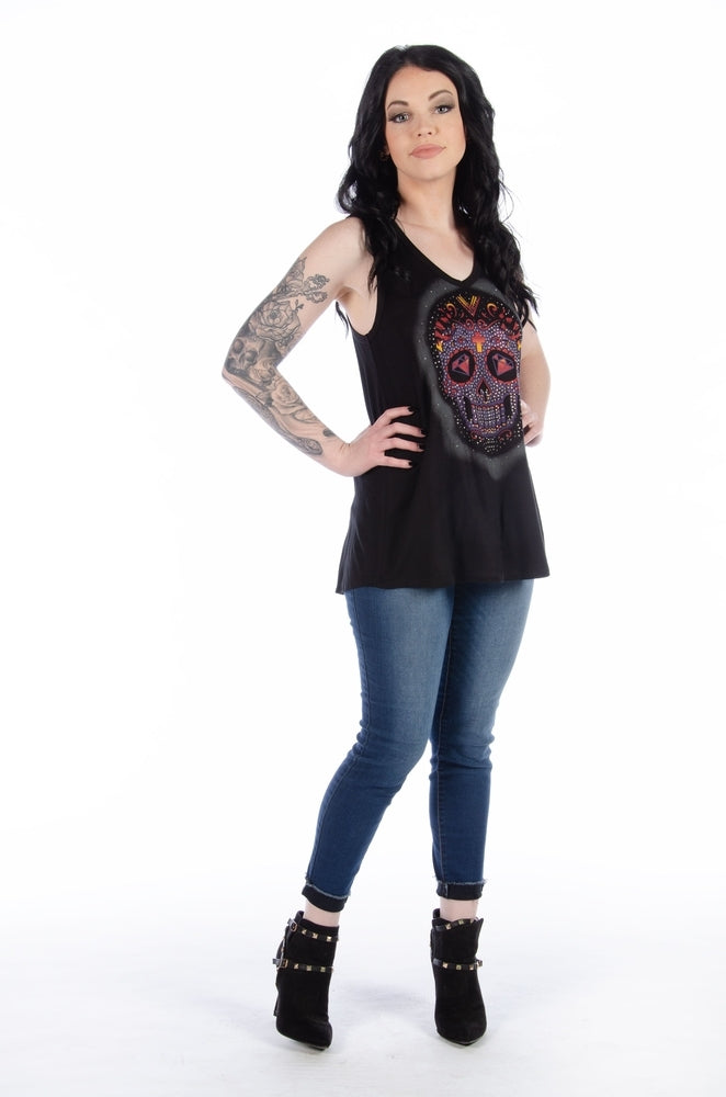 Calavera Lace Back